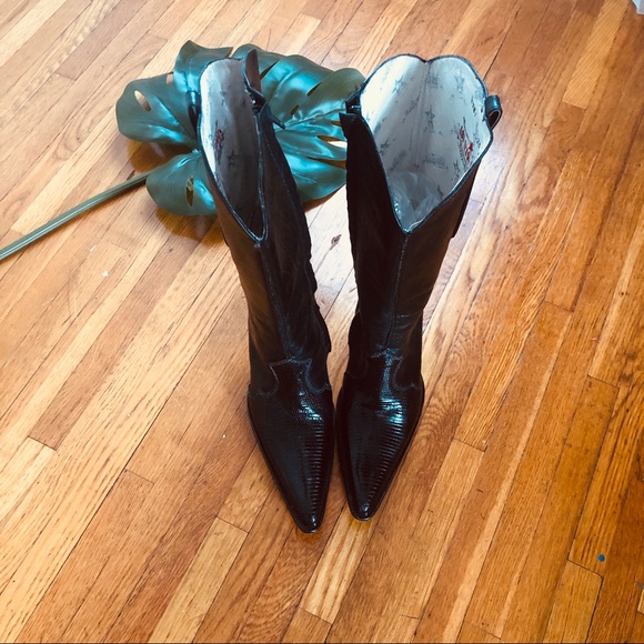 Los Altos Ladies Genuine Leather Boots W/Zipper - Picture 5 of 7